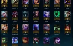 Conta lol gold bem bacana e barata