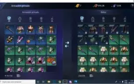 vENDO CONTA MIR4 LVL 62 CP 62K SERVIDOR SA33