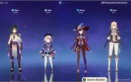 Conta Genshin Impact NA - AR41 - XIAO,MONA,QIQI,JEAN