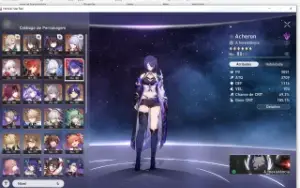 Conta Star Rall Lv 70 com 16 personagens T5 Honkai Star Rail