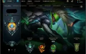 CONTA LOL LVL 242/ PLATINA 1/ TODOS OS CAMPEOES/ 231 SKINS
