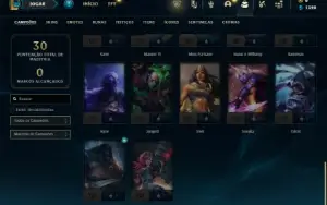 Diamante 1 ( 75 PDL ) com 37 Champs e 3 Skins