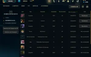 Diamante 1 ( 75 PDL ) com 37 Champs e 3 Skins