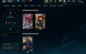 Diamante 1 ( 75 PDL ) com 37 Champs e 3 Skins