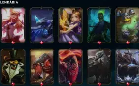 Conta League of Legends de 8 anos
