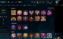 Conta League of Legends de 8 anos