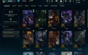 Mestre com 30 Champs e 5 Skins ( 205 PDL )