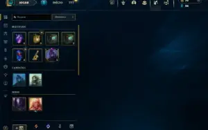 Mestre com 30 Champs e 5 Skins ( 205 PDL )