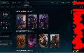 Conta League Of Legends 118 champs - 100 skins - 34.950 EA