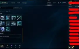 Conta League Of Legends 118 champs - 100 skins - 34.950 EA