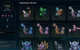 Conta Mestre/330 Skins/LvL 527 - All Champs - 501 Icones