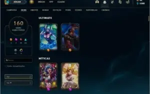Conta Ouro 4 Com Twitch medieval + Warwick Selvagem (raras)
