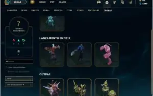 Conta Ouro 4 Com Twitch medieval + Warwick Selvagem (raras)
