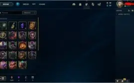 CONTA LOL NIVEL 355, FALTAM 8 CHAMPS E 75 SKINS