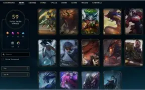 (CHEAP)ServerNA✅ Galax Pass ✅59 Skins ✅7 Rune Pages✅LVL-228✅