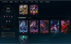 (CHEAP)ServerNA✅ Galax Pass ✅59 Skins ✅7 Rune Pages✅LVL-228✅
