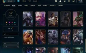 Conta prata 1 com 67 Champs e 37 Skins + 300k de Graves