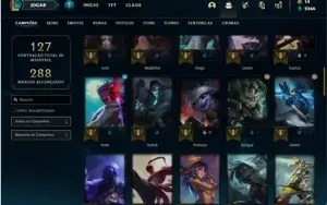 Conta prata 1 com 67 Champs e 37 Skins + 300k de Graves