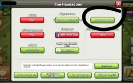 Conta clash cv5 muros Full cc3 com troca de Nick