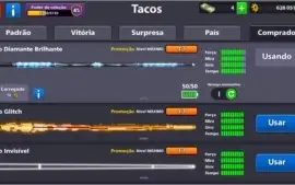 8 Ball Poll: Vendo contas miniclip com tacos Full.
