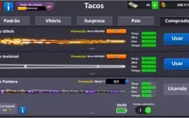 8 Ball Poll: Vendo contas miniclip com tacos Full.