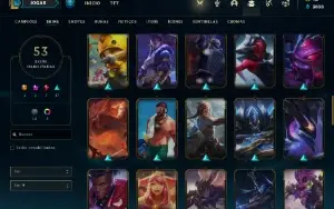 conta league of legends