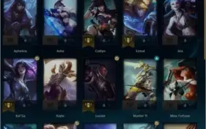 Conta main ADC, lv30 16K de EA, Varias skins nos espólios.
