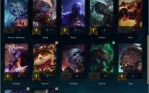 Conta main ADC, lv30 16K de EA, Varias skins nos espólios.