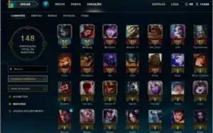 Conta LoL prata 2 focada em jungle e top