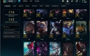 Conta diamante 3 com 53 champs e 35 skins