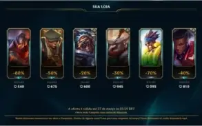 Conta de Lol - Quase todos os Champ