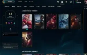 CONTA LEAGUE OF LEGENDS (OURO IV)