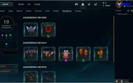 CONTA LEAGUE OF LEGENDS (OURO IV)