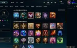 CONTA LEAGUE OF LEGENDS (OURO IV)