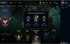 CONTA LEAGUE OF LEGENDS (OURO IV)