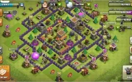 Clash of clans cv8  bem upada