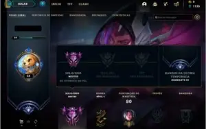 Conta LOL 2021 SEASON 11 ELO MESTRE