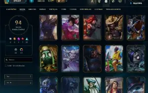 Conta De League Of Leagends/Full Acesso/94 Skins/Level 534 /
