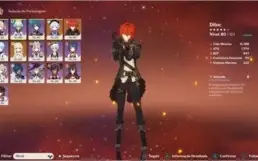 Conta Genshin Impact PS4, Dilu e Qiqi AR46