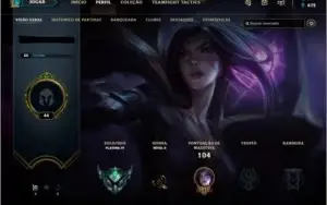 CONTA LOL PLATINA