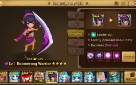 Reroll Summoners War lvl10 com Martina + Kashmir