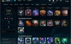 Conta de League Of Legends desde 2012 (309 Skins)!