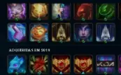 conta lol 2015, pax sivir, todos champs, icones raros.