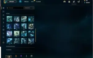 CONTA LOL PLATINA II TODOS CAMPEÕS + 173 SKINS