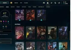 CONTA DE LOL PLATINA 4 SOLO DUO E PLATINA 1 FLEX (EX-DIMA 4)