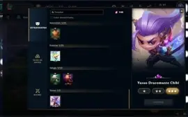 CONTA DE LOL PLATINA 4 SOLO DUO E PLATINA 1 FLEX (EX-DIMA 4)
