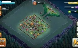 Clash of clans cv11 97% full