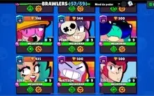 Conta Brawl Stars LVL113 56 Brawlers 19 Skins 21k