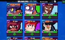 Conta Brawl Stars LVL113 56 Brawlers 19 Skins 21k