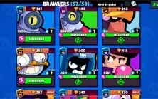 Conta Brawl Stars LVL113 56 Brawlers 19 Skins 21k